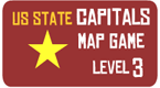 USA State Capitals Game Level 3