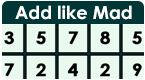 add like mad - addition math game