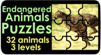 jigsaw puzzles - endangered animals